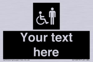 Custom information: black panel disabled and male